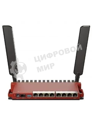 Роутер беспроводной MikroTik L009UiGS-2HaxD-IN AX600 10/100/1000BASE-TX, 2.4Ггц, 8*1Gbit, 1*SFP 2.5Gbit