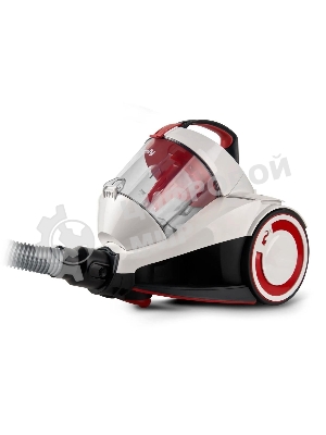 Пылесос Domfy DSC-VC505 белый/красный, 350/2000 Вт, уборка сухая, пылесборник контейнер 2.5 л