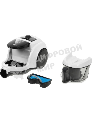 Пылесос Samsung SC4520 белый, 350/1600 Вт, уборка сухая, пылесборник контейнер 1.3 л