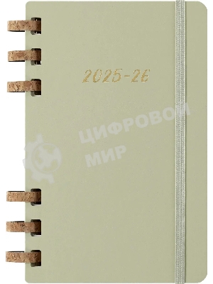 Еженедельник Moleskine ACADEMIC SPIRAL DHSPK5212AMWH3 Large 150х210 мм 200 стр. кремовые страницы спираль киви