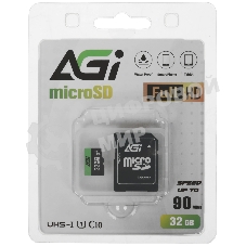 Флеш карта/AGI/Choice TF138 AGI032GU1TF138-R2/microSDHC/32 ГБ/Class 10, UHS-I U1/80 МБ/с