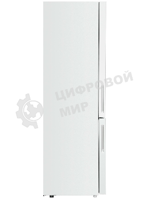 Холодильник Maunfeld MFF200NFW белый глянц. двухкамерный 271/106л морозилка снизу, No Frost