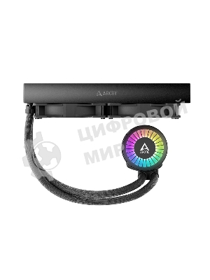 Жидкостная система охлаждения Arctic Liquid Freezer III 280 A-RGB черный, 140 мм, алюминий, 2800 об/мин, 30 дБ, 4 pin, 320 Вт