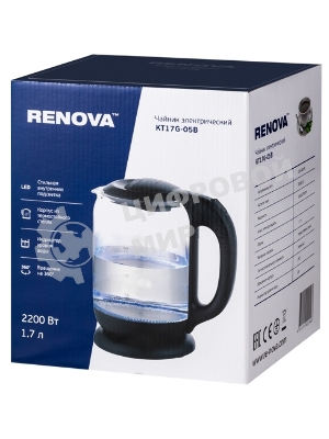 Чайник электрический Renova KT17G-05B