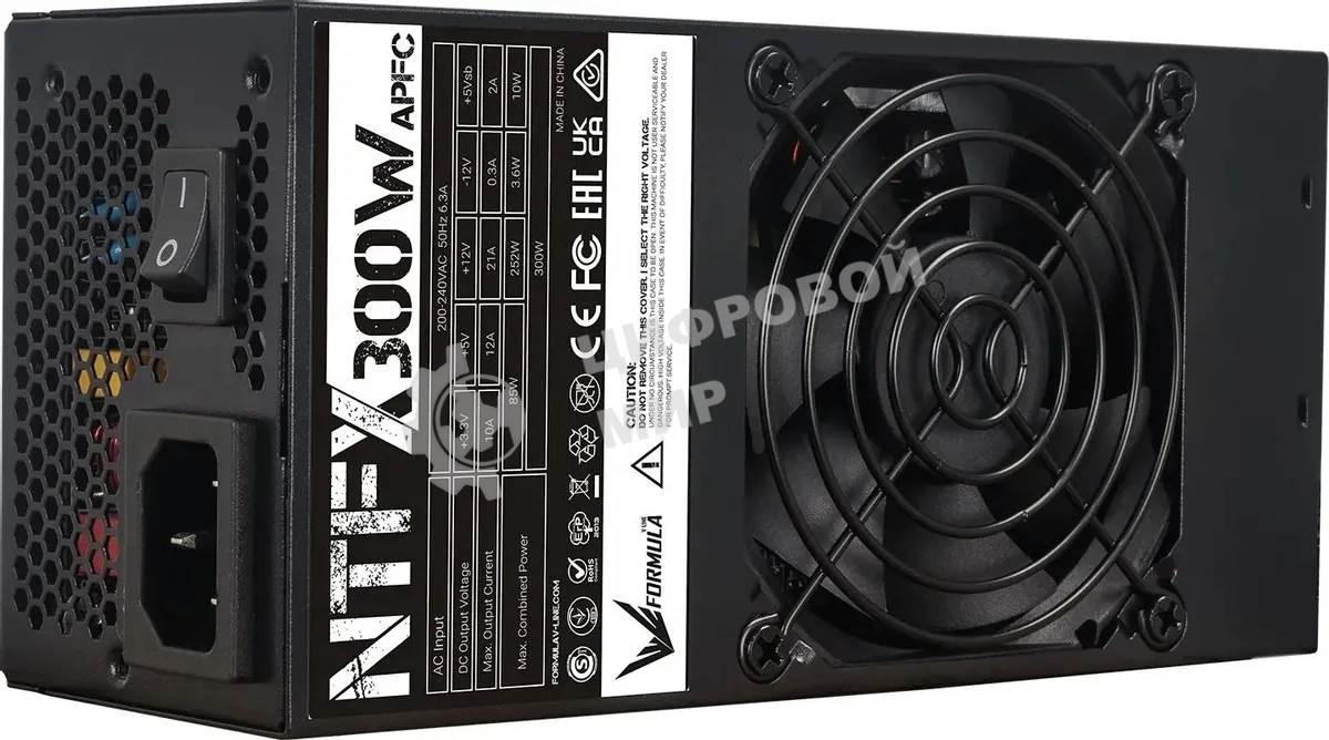 Блок питания Aerocool/Formula TFX 300W NTFX-300 (20+4pin) APFC 80мм fan 2xSATA Cab Manag RTL