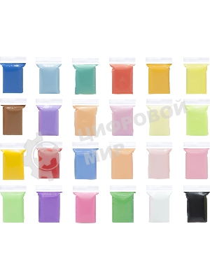 Пластилин легкий Silwerhof Create LC24OP-360st 24цв. 15гр. стек 3шт пакет