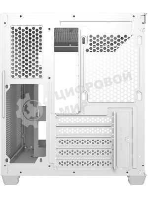Компьютерный корпус Bloody CC-121 белый без БП mATX 7x120мм 1xUSB2.0 1xUSB3.0 audio