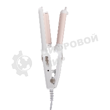 Щипцы для завивки волос Galaxy Line GL4667 белый/бежевый, 10 мм, 180 °C, 1 режим