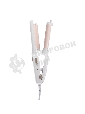 Щипцы для завивки волос Galaxy Line GL4667 белый/бежевый, 10 мм, 180 °C, 1 режим