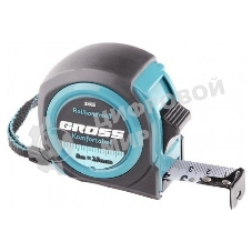 Рулетка Gross Komfortabel, 8 м х 25 мм, обрезиненный корпус