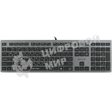 Клавиатура проводная A4Tech Fstyler FX60 серый/белый