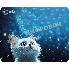 Коврик для мыши Cactus белый Cat 300x250x3мм (CS-MPC-D11M)