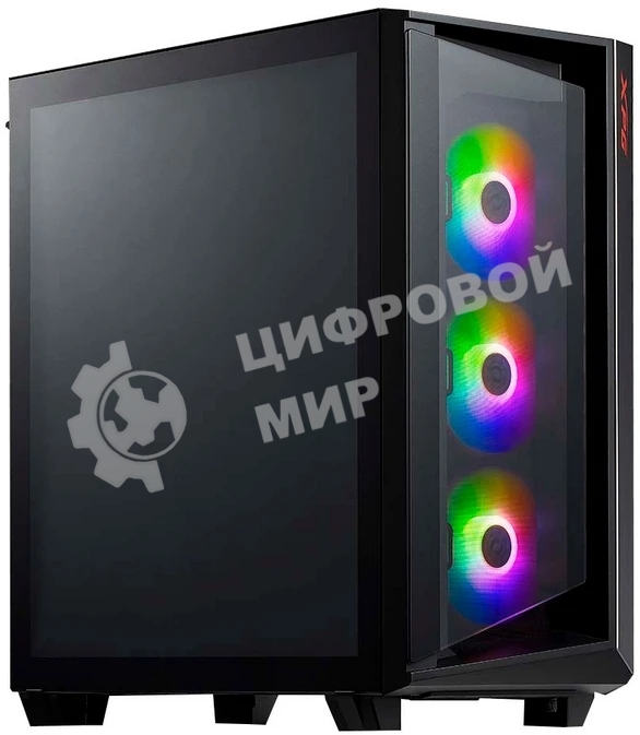 Компьютерный корпус ADATA XPG CRUISERST черный Mid-Tower, Micro-ATX, Mini-ITX, Standard-ATX