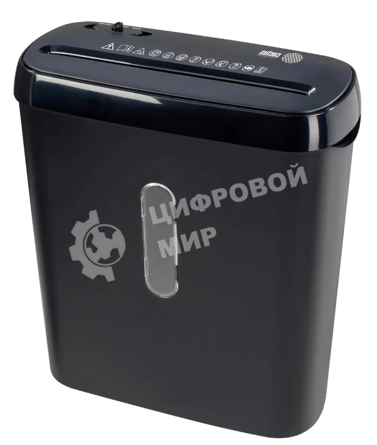 Шредер Cactus CS-SH-A1, (секр.Р-2) ленты 6.лист. 8лтр.