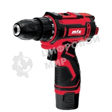 Дрель-шуруповерт MTX CDS-12, 12 В, 1,5 Ач, 30 Нм, щеточный