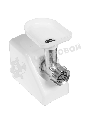 Мясорубка электрическая Ротор Макси ЭМШ 35/300-3 белый, 1500 Вт, 0.6 кг/мин, насадки - 4