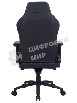 Кресло Cactus CS-CHR-0112BL черный, экокожа, подголовник