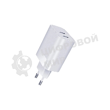 Сетевое зарядное устройство Qumo Energy PD 35W (Charger 0074), два порта: Type-C PD + Type-C PD, белый