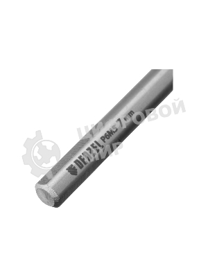 Сверло спиральное по металлу Denzel 7,0 x 109мм, Р6М5, Golden Tip