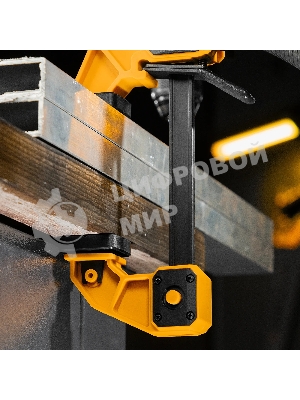 Струбцина Denzel F-образная, быстрозажимная, 150 х 80 мм, усиленный нейлоновый корпус