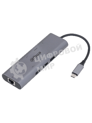 USB-концентратор Dahua 8 in 1 USB 3.1 Type-C to USB 3.0 + HDMI + RJ45 + SD/TF + PD Docking Station
