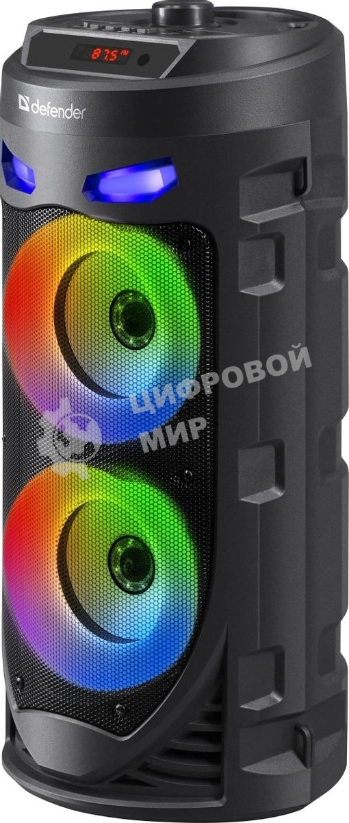 Портативная колонка Defender 16W черный CRASHBOOM