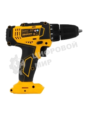 Дрель-шуруповерт Denzel CDL-18-0, 18 В, 0 Ач, 30 Нм, щеточный