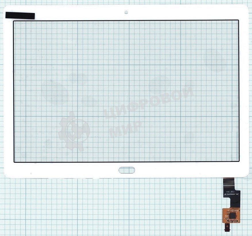 Сенсорное стекло (тачскрин) для Huawei MediaPad M3 Lite 10, белое