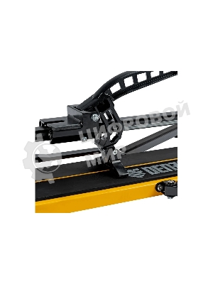 Плиткорез рельсовый Denzel 600х16мм, каретка на подш., стальная станина, усил. рукоятка-пенал