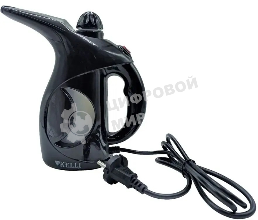Отпариватель Kelli КL-316 черный, 1650 Вт, 20 г/мин, 250 мл