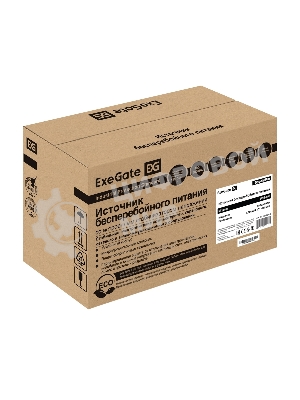 Источник бесперебойного питания ExeGate EP285596RUS SpecialPro UNB-650.LED.AVR.C13.RJ.USB 650VA/360W, LED, AVR, 4*IEC-C13, RJ45/11, USB, черный