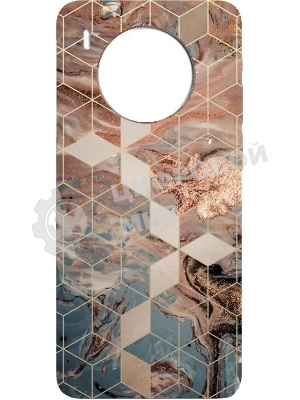 Чехол (клип-кейс) Gresso Meridian, для Honor 50 Lite, золотистый/синий gr17aaae8878