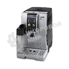 Кофемашина автоматическая DeLonghi Dinamica Plus ECAM380.85.SB серебристый/черный, исп. кофе - зерновой/молотый, 1.8 л, 1450 Вт, 15 Бар.