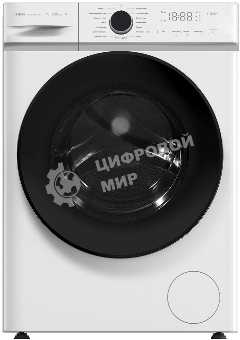 Стиральная машина Centek CT-1922 белый, загрузка фронтальная 7 кг, 1200 об/мин., класс: А+++