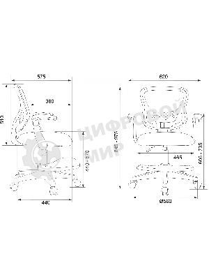 Кресло детское Бюрократ BuroKIDS 3 розовый Velvet 36, крестов. пластик
