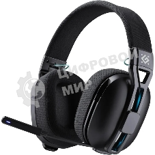 Гарнитура Defender Horror Pro чёрный, беспроводная + проводная, радиоканал, до 40 ч, подсветка