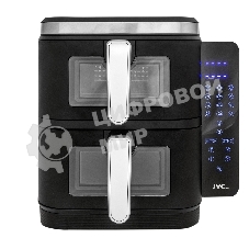 Аэрогриль JVC JK-MB105 черный, 3400 Вт, 12 л, сенсор, 10 программ