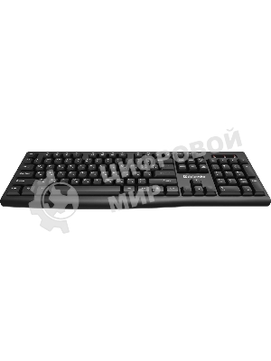 Комплект клавиатура+мышь Defender C-972 беспроводной, USB, 1600 DPI, черный