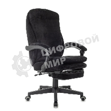 Кресло Бюрократ T-9950MSG-F/BLACK-PU черный, экокожа