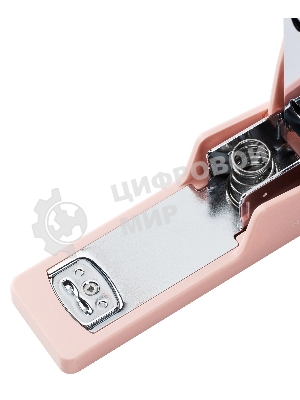 Степлер Deli ENS084 Nusign 24/6 26/6 (20 листов) розовый 100 скоб, коробка