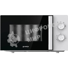 Микроволновая печь Gorenje MO17E1WH белый, 17 л, 700 Вт, переключатели - поворотный механизм