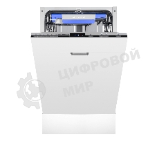 Посудомоечная машина Maunfeld MLP45230 Light Beam Inverter Wi-Fi, нержавеющая сталь, 44.8 см, 10 компл., 47 дБ, класс A+++