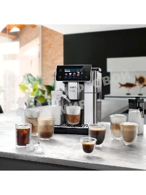 Кофемашина Delonghi ECAM630.75.TM 1450Вт черный/серебристый