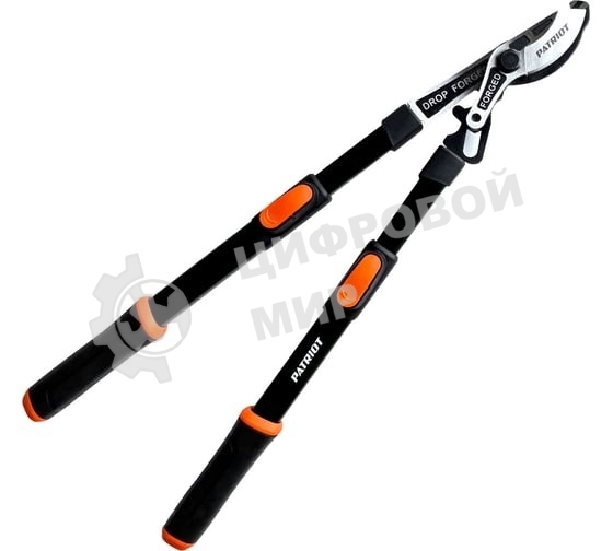 Сучкорез Patriot LBF 1020 T, плоскостной, кованые лезвия,усилен.механизм,телескоп.ручки,PP+TPR-рукоятки,1020 мм