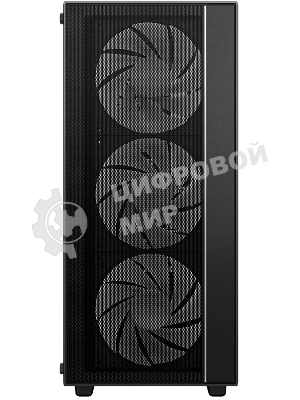 Компьютерный корпус Deepcool MATREXX 55 MESH V4 без БП, боковое окно (закаленное стекло), 3xARGB LED 140мм вентилятора спереди, 1xARGB LED 120мм вентилятор сзади, черный, ATX