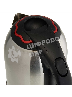 Чайник электрический Delta DL-1330 нерж с красным
