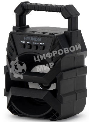 Колонка портативная Hyundai H-PS1000 черный 9 Вт 1.0 BT/USB 10м 500mAh