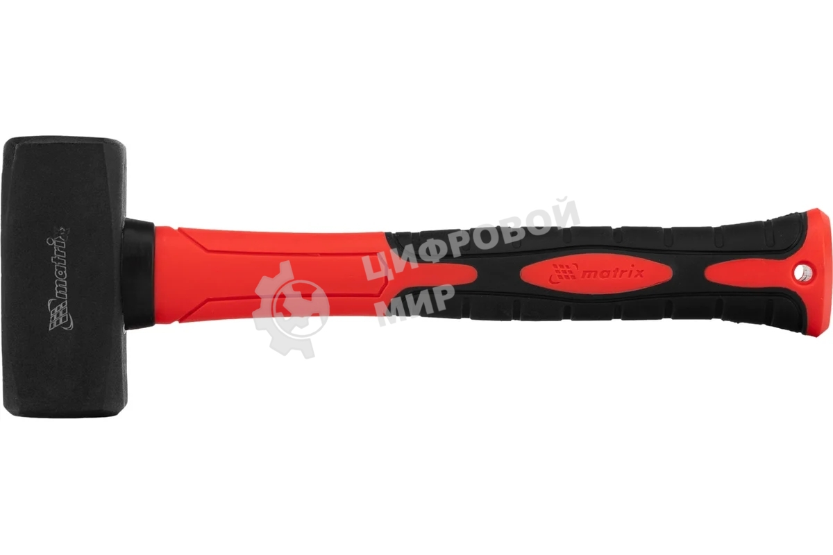 Кувалда Matrix ''optimal'' 1000 г, фибергласовая обрезиненная рукоятка