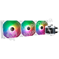 Водяное охлаждение для процессора Thermalright Frozen Warframe 420 ARGB (420мм, LED, White, ARGB/Fans: 3x140мм, 88.7CFM, 29.8dBA, 1750RPM/Pump height 60мм, 23dBA, 3000RPM, Rad thickness 27мм/S: 1851, 1700, 1200, 115X, 2011, 2066, AM5, AM4)