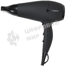 Фен Centek CT-2216 черный, 2000 Вт, ионизация